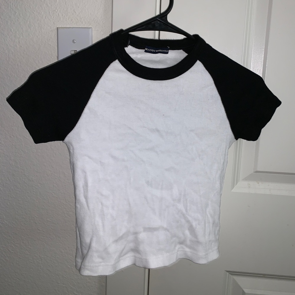 brandy melville crop tee